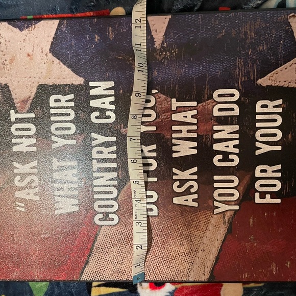 Wall Decor: Ask not by John F. Kennedy - Picture 3 of 7